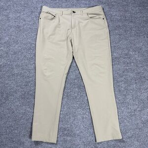 Public Rec Dealmaker Mens 42x34 (42x32) Kahki Tan 5 Pocket Performance Chino